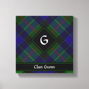 Clan Gunn Tartan Canvas Print Leinwanddruck