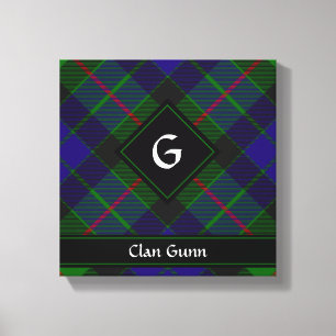 Clan Gunn Tartan Canvas Print Leinwanddruck