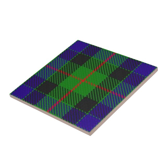 Clan Gunn Tartan Fliese (Seite)