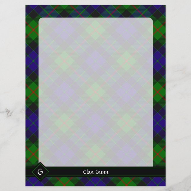 Clan Gunn Tartan Flyer (Vorne)