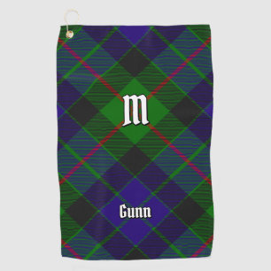 Clan Gunn Tartan Golf Towel Golfhandtuch