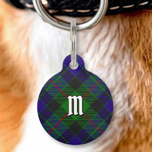 Clan Gunn Tartan Haustier-ID-Anhänger Haustiermarke