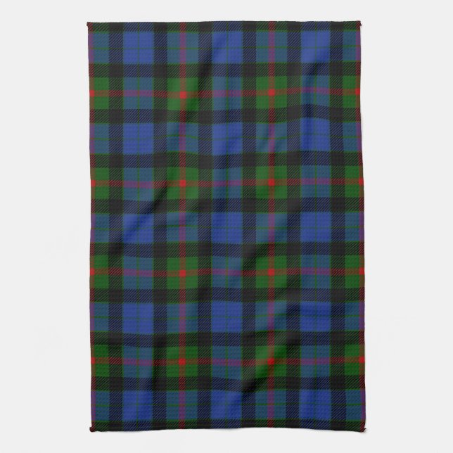 Clan Gunn Tartan Kariert Geschirrtuch (Vertikal)