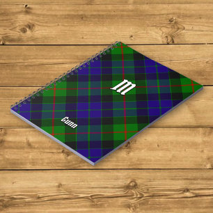Clan Gunn Tartan Notebook Notizblock