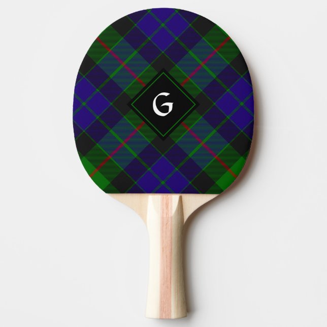 Clan Gunn Tartan Ping Pong Paddle Tischtennis Schläger (Vorderseite)