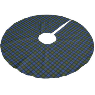 Clan Gunn Tartan Polyester Weihnachtsbaumdecke