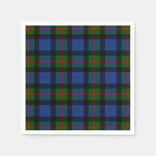 Clan Gunn Tartan Serviette (Vorderseite)