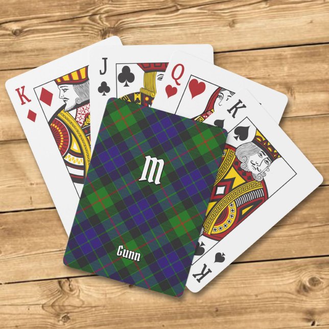 Clan Gunn Tartan Spielkarten (Von Creator hochgeladen)
