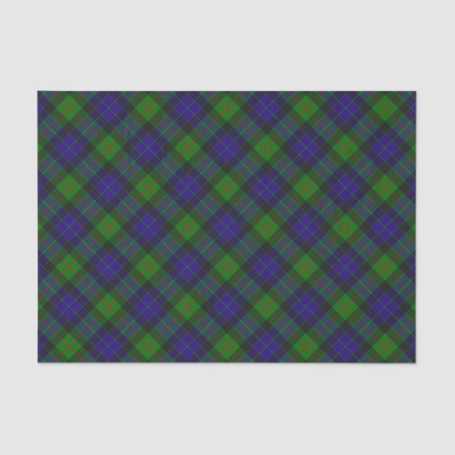 Clan Gunn Tartan Tissue Paper Seidenpapier (Vorderseite)