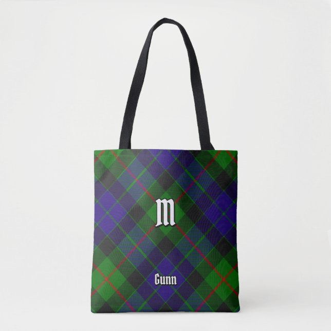 Clan Gunn Tartan Tote Bag (Vorderseite)