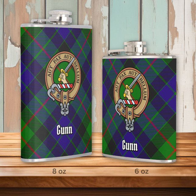 Clan Gunn Wappen Flask Flachmann (Von Creator hochgeladen)