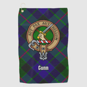 Clan Gunn Wappen Golfhandtuch