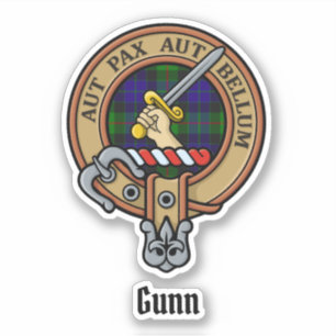 Clan Gunn Wappen Sticker