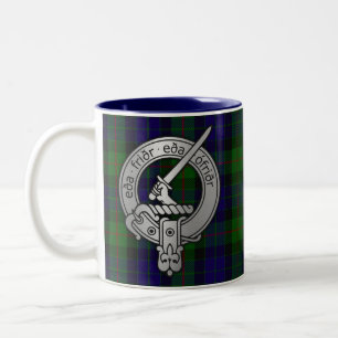 Clan Gunn Wappen & Tartan - Altnord Zweifarbige Tasse