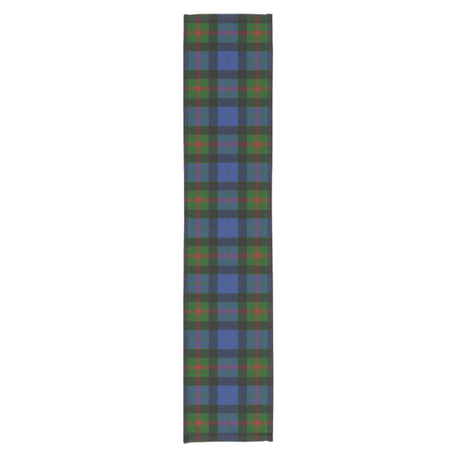Clan-GunnTartan Kurzer Tischläufer (Vorderseite)