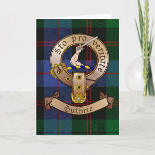 Clan Guthrie Notecards Karte