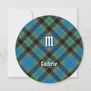 Clan Guthrie Tartan Einladung