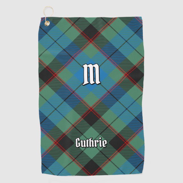 Clan Guthrie Tartan Golfhandtuch (Vorderseite)