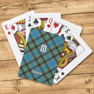 Clan Guthrie Tartan Spielkarten