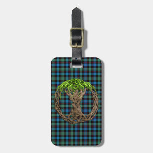Clan Guthrie Tartan und keltischer Lebensbaum Gepäckanhänger