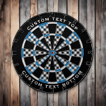 Clan Haig Check Tartan Dartscheibe<br><div class="desc">Clan Haig traditional check tartan with modern colors. Seamless pattern. Two custom text areas on outer ring.</div>
