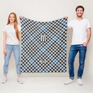 Clan Haig Check Tartan Fleecedecke