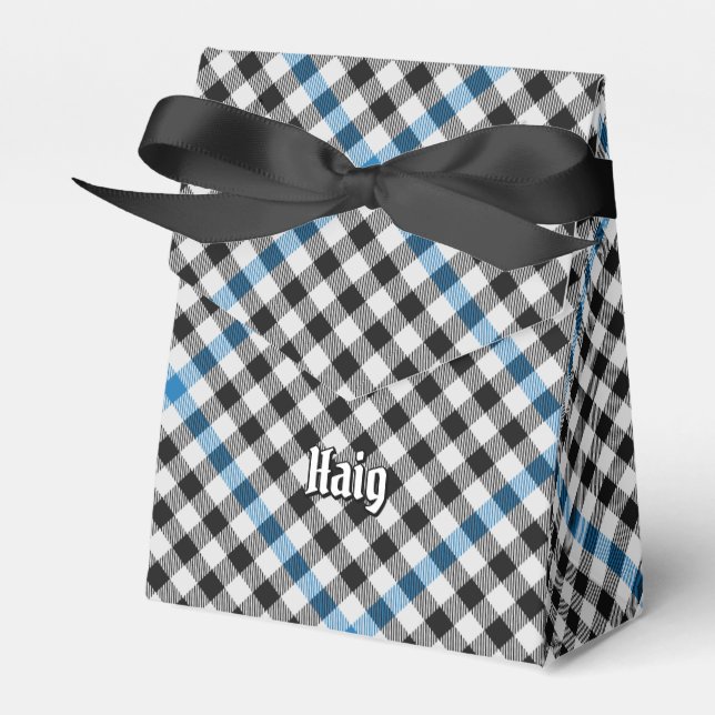 Clan Haig Check Tartan Geschenkschachtel (Vorderseite)