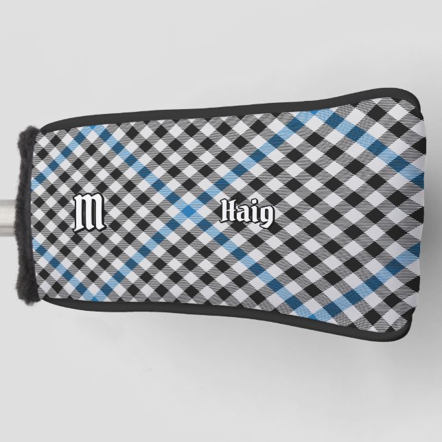 Clan Haig Check Tartan Golf Headcover (Vorderseite)