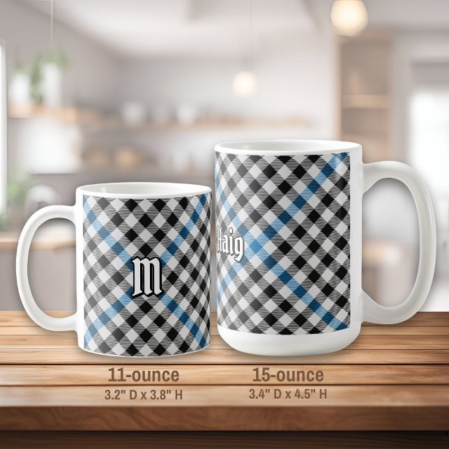 Clan Haig Check Tartan Kaffeetasse (Von Creator hochgeladen)