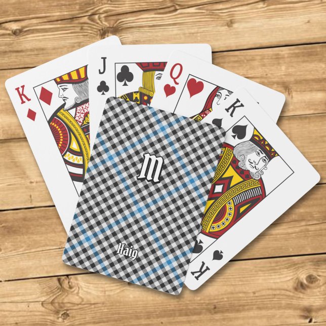 Clan Haig Check Tartan Spielkarten (Von Creator hochgeladen)