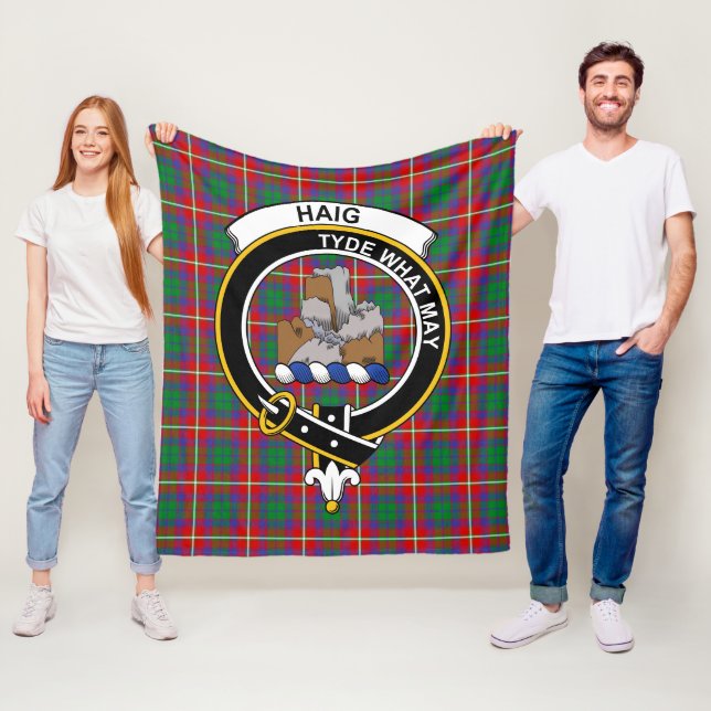 Clan Haig Tartan Kariert Fleecedecke (Beispiel)