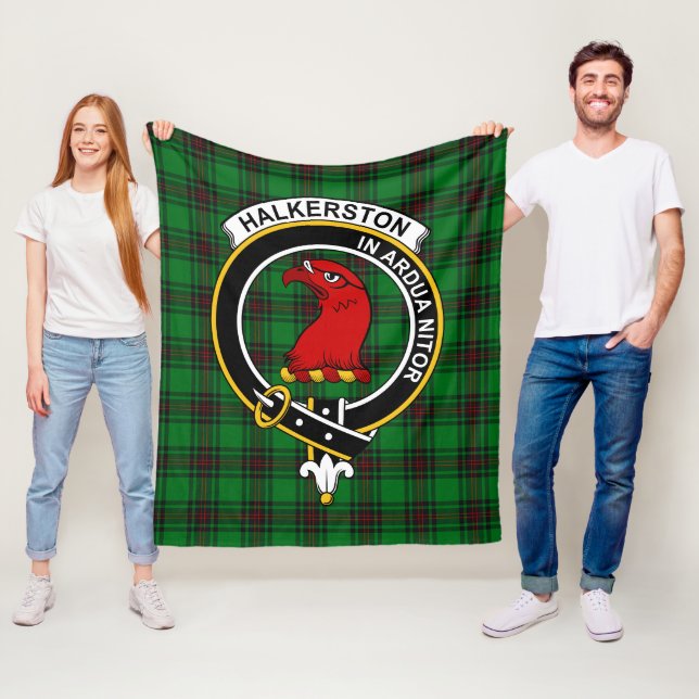 Clan Halkerston Tartan Kariert Fleecedecke (Beispiel)