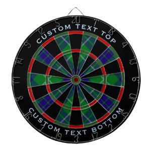 Clan Hamilton Hunting Tartan Dart Board Dartscheibe