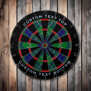 Clan Hamilton Hunting Tartan Dart Board Dartscheibe