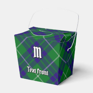 Clan Hamilton Hunting Tartan Favor Box Geschenkschachtel