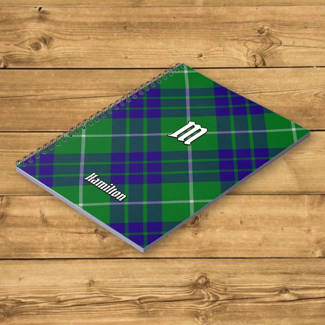 Clan Hamilton Hunting Tartan Notebook Notizblock (Von Creator hochgeladen)