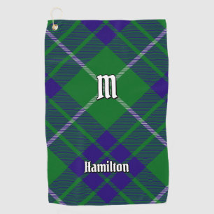 Clan Hamilton Jagd Tartan Golf Towel Golfhandtuch