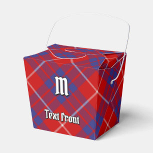 Clan Hamilton Red Tartan Gevor Box Geschenkschachtel