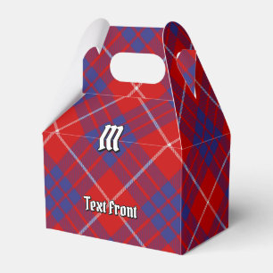 Clan Hamilton Red Tartan Gevor Box Geschenkschachtel