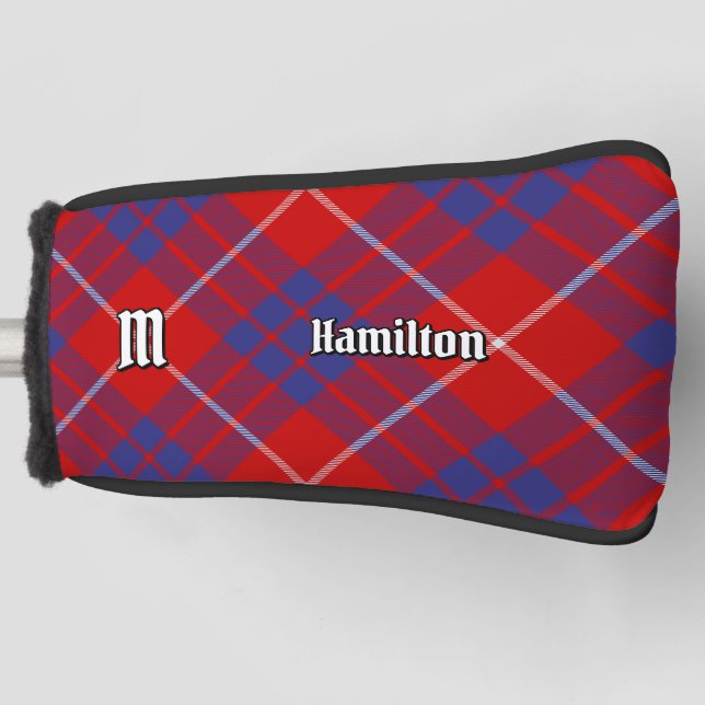 Clan Hamilton Red Tartan Golf Head Cover Golf Headcover (Vorderseite)