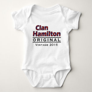 Clan Hamilton Vintag anpassen Baby Strampler