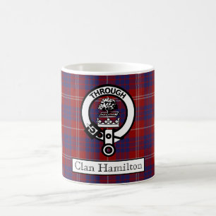 Clan Hamilton Wappen und Tartan II Kaffee Tasse