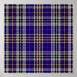 Clan Hannah Tartan - Digitaler Download Poster