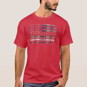 Clan Hannay Scottish tartan US Flaggenkilometer Sc T-Shirt