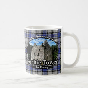 Clan Hannay Sorbie Turm-SchlossTartan Tasse