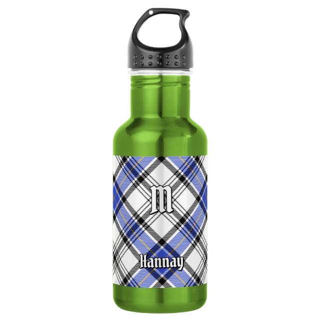 Clan Hannay Tartan Edelstahlflasche (Vorderseite)