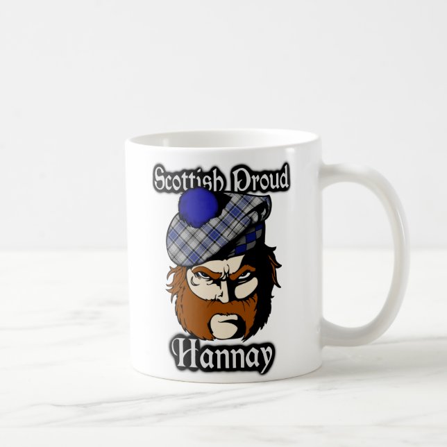 Clan Hannay Tartan Scottish Tasse (Rechts)