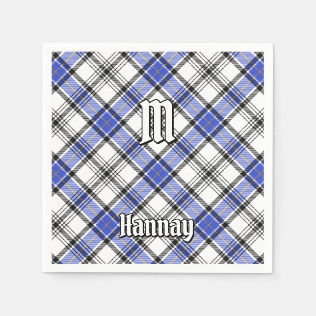 Clan Hannay Tartan Serviette (Vorderseite)