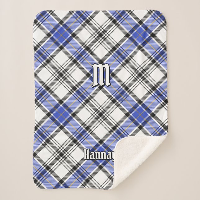 Clan Hannay Tartan Sherpadecke (Vorderseite)