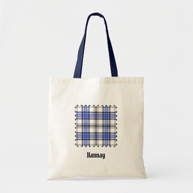 Clan Hannay Tartan Tote Bag Tragetasche (Vorne)